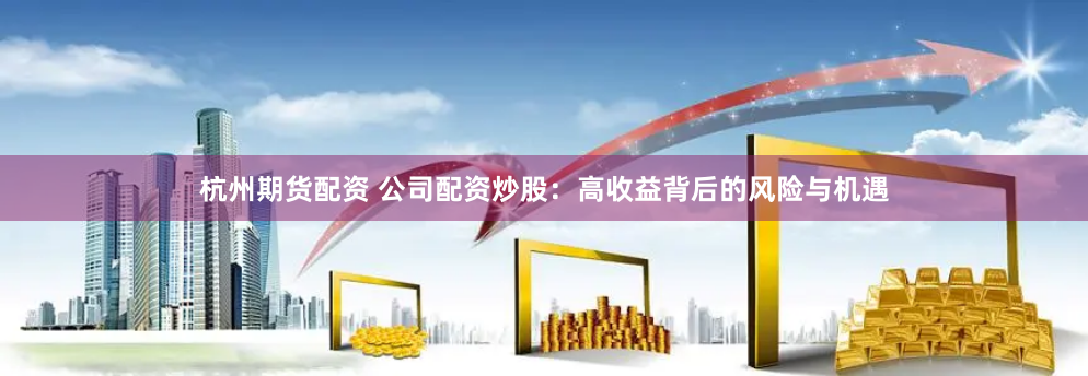 杭州期货配资 公司配资炒股：高收益背后的风险与机遇